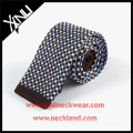 2015 mode droite coupe fins hommes en soie tricoté cravates